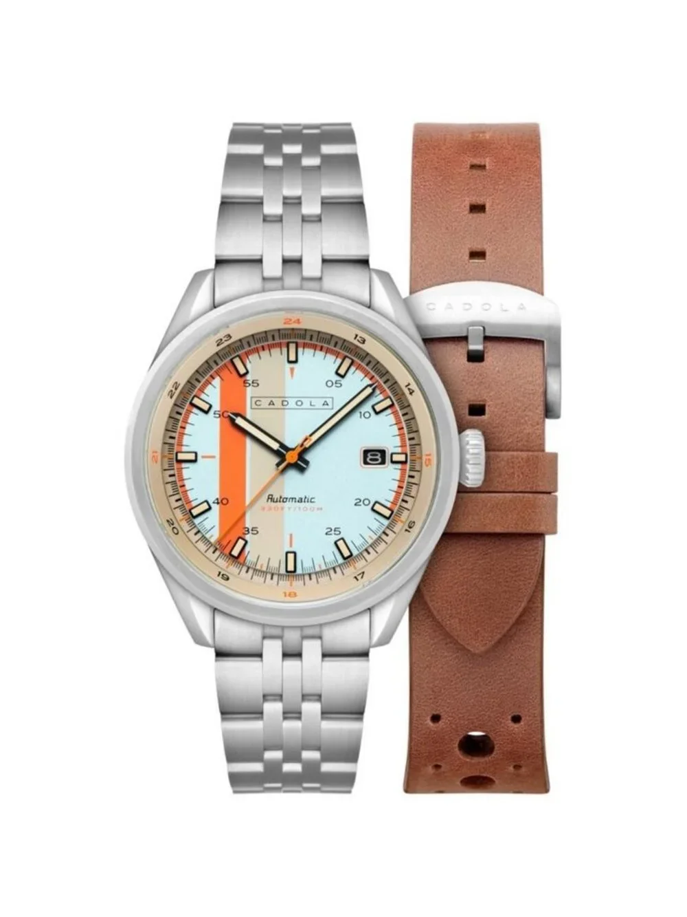 NWT Cadola Pista Automatic Blue Dial Men's Watch